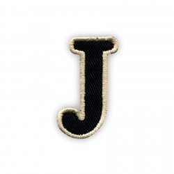Letter J - black
