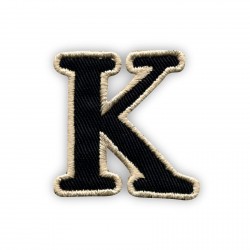 Letter K - black