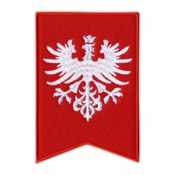 Flag of Greater Poland Uprising of 1918–1919 - eagle with the crown