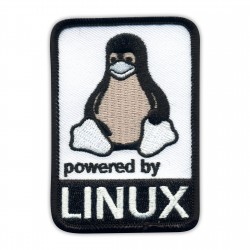 Powered by Linux - Black and White