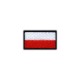 Flag of Poland 2.5 x 1.5 cm (small-black)