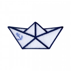 Origami ship with anchor