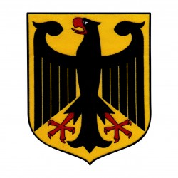 Coat of arms of Germany - big 7.9"