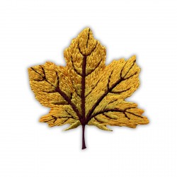 Autumn golden maple leaf - small
