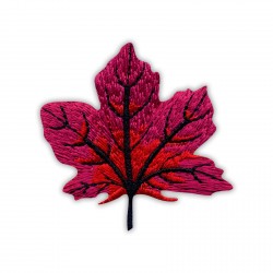 Autumn red maple leaf - small