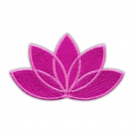 LOTUS flower dark pink - pink edge