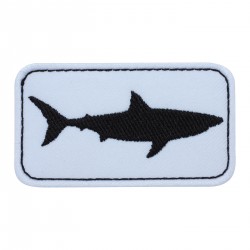 Black SHARK - WHITE background - for SHARKS lovers