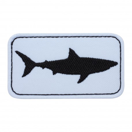 Black SHARK - WHITE background - for SHARKS lovers