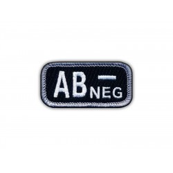 Blood type AB "neg" black/white