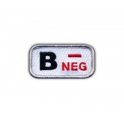 Blood type B "neg" white/red