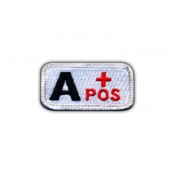 Blood type A "pos" white/red