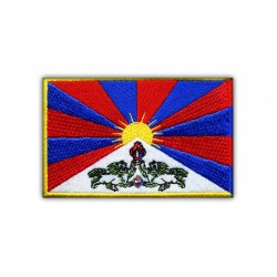 Flag of Tibet-XXL size (15 x 9.8 cm)