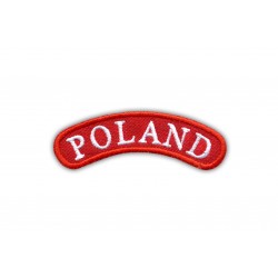Shoulder stripe POLAND-red frame