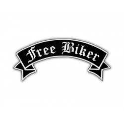 Free Biker - Top Rocker Patch