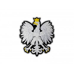 Polish eagle emblem - a large patch on the back