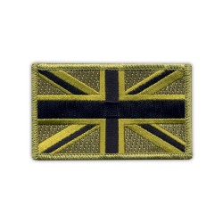 Military Flag of United Kingdom - subdued (7.5 x 4.5 cm)