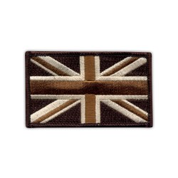 Military Flag of United Kingdom - desert (7.5 x 4.5 cm)