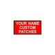 Custom Name Patch - different sizes and colours