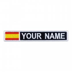 Name Patch with flag of Spain